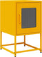 vidaXL - Nachtkastje - 36x39x60,5 - cm - koudgewalst - staal - mosterdgeel