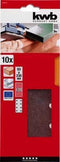 KWB 818212 - Schuurstrook 93 x 230 mm - Korrel 120 voor hout en metaal (10 stuks)