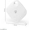 Nedis Keyfinder - Geschikt voor: Apple Find My App - Batterij Gevoed - 1x CR2032 - Incl. batterij(en) - Bluetooth versie: 5.1 - Batterijlevensduur tot: 1 Jaar - Wit - 1 Stuks
