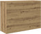 vidaXL - Dressoir - 90x29,5x65 - cm - bewerkt - hout - artisanaal - eikenkleur