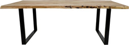 HSM Collection-Rechthoekige Eettafel Soho-260x100x73-Naturel/Zwart-Acacia/Metaal