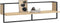 vidaXL - Wandschap - met - stang - 100x25x30 - cm - sonoma - eikenkleurig