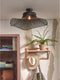 GOOD&MOJO Plafonniere Ibiza - Bamboe Zwart - 65x65x20cm -