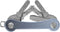 Keycabins Multitool Sleutelhouder - Key Organizer tot en met 12 Sleutels - Keychain Sleutelhanger met Bieropener - Aluminium - Grijs