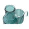 Waterfles Home ESPRIT Blauw Groen Kristal 1 L (2 Stuks)
