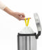 Brabantia NewIcon Prullenbak - 3 liter - Matt Steel