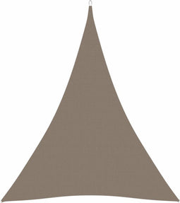 vidaXL - Zonnescherm - driehoekig - 4x5x5 - m - oxford - stof - taupe