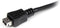 StarTech UUSBMUSBMF6 - USB kabel - 0.15 m - Zwart