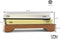 XL Wetsteen set 1000 6000 met E-Book - Slijpsteen Messen - Acaciahouder Anti-Slip - Groot Oppervlak Slijpen - 23x10x2.5 CM - Messenslijper - VDN