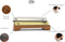 XL Wetsteen set 1000 6000 met E-Book - Slijpsteen Messen - Acaciahouder Anti-Slip - Groot Oppervlak Slijpen - 23x10x2.5 CM - Messenslijper - VDN