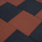 vidaXL - Valtegels - 24 - st - 50x50x3 - cm - rubber - rood