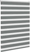 vidaXL - Zebra - rolgordijn - 110x150 - cm - stofbreedte - 105,9 - cm - donkergrijs