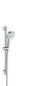 Hansgrohe Croma Select E Vario - Doucheset 3 straalsoorten - Wit/chroom