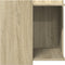 vidaXL - Kattenbakkast - 53x53x51 - cm - bewerkt - hout - sonoma - eikenkleurig