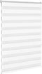 vidaXL - Zebra - rolgordijn - 105x150 - cm - stofbreedte - 100,9cm - polyester - wit