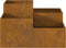 vidaXL - Tuinplanter - 100x100x48 - cm - Weerbestendig - Staal