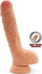Dual Density Dildo 8inch Balls