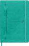 Oxford Signature - Notitieboek - A5 - gelijnd - 80 vel - turquoise