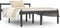 vidaXL - Seniorenbed - massief - grenenhout - grijs - 135x190 - cm