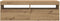 vidaXL - Tv-meubel - met - LED - 120x35x40 - cm - bewerkt - hout - artisanaal - eiken