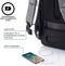 XD Design Bobby Hero Regular - Anti-Diefstal Rugzak 18L - Grijs