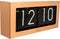 NeXtime Big Flip - Klok - Rechthoekig - 36x16,7 cm - Koperkleurig