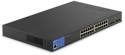 Linksys LGS328PC - Managed Switch - 24x PoE+ 1Gbps - Zwart