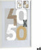 Gift Decor Fotolijsten 52,5 X 2,5 X 72,5 Cm Wit Plastic Hout Mdf (6 Stuks)
