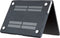 Lunso Geschikt voor MacBook Pro 14 inch (2021-2024) cover hoes - case - Mat Zwart
