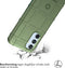 iMoshion Hoesje Geschikt voor Samsung Galaxy A54 (5G) Hoesje Siliconen - iMoshion Rugged Shield Backcover - Groen