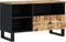 vidaXL - Tv-meubel - 80x33x46 - cm - massief - mangohout - en - bewerkt - hout