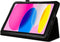 Lunso - Geschikt voor iPad 10 (2022) - Stand flip Bookcase hoes - Zwart
