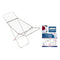 Vouwbare Waslijn 18 m Confortime Hibisco Zilverkleurig Metaal 180 x 55 x 109 cm (6 Stuks)