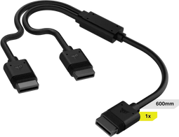 Corsair CL-9011124-WW - iCUE LINK Cable - Y-Splitter 1x Male/Male 600mm - Zwart