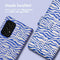 iMoshion Hoesje Geschikt voor Samsung Galaxy A53 Hoesje Met Pasjeshouder - iMoshion Design Bookcase smartphone - Meerkleurig / White Blue Stripes