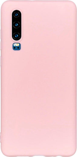iMoshion Hoesje Geschikt voor Huawei P30 Hoesje Siliconen - iMoshion Color Backcover - Roze