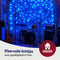 Lichtgordijn - 200x150cm 160 Leds - Binnen & Buiten Blauw