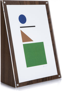 XLBoom Angolo Fotolijst - in Hout - Walnoot - Fotoformaat 30 x 21 cm