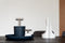XLBoom - CARRY AWAY - Decoratief dienblad - Blauw RVS - Ø39cm