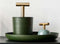 XLBoom - CARRY AWAY - Decoratief dienblad - Groen RVS - Ø39cm
