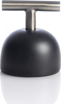 XLBoom Carry Away Paperweight - Zwart/Zwart - Presse Papier - RVS