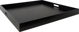 XLBoom Dienblad Zen Extra Large - In Hout - Zwart - 70 × 70 × 6 cm