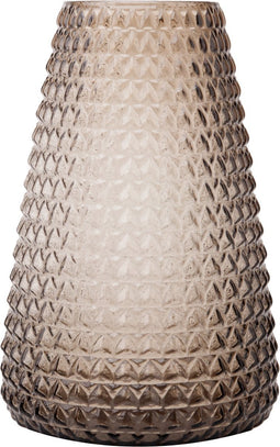 XLBoom Dim Scale Large Vaas - Glas - Voor Binnen - Grijs - 19,5×19,5×30cm