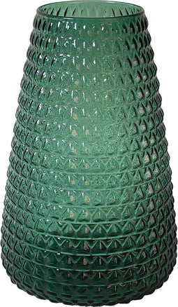 XLBoom Dim Scale Large Vaas - Glas - Voor Binnen - Groen - 19,5×19,5×30cm