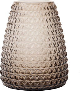 XLBoom Dim Scale Medium Vaas - Glas - Voor Binnen - Grijs - 17,5×17,5×23cm