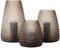 XLBoom Dim Scale Medium Vaas - Glas - Voor Binnen - Grijs - 17,5×17,5×23cm