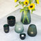 XLBoom Dim Scale Medium Vaas - Glas - Voor Binnen - Groen - 17,5×17,5×23cm