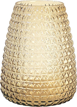 XLBoom Dim Scale Medium Vaas - Glas - Voor Binnen - Licht Amber - 17,5×17,5×23cm