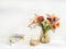 XLBoom Dim Stripe Medium Vaas - Glas - Voor Binnen - Licht Amber - 17,5×17,5×23cm