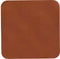 XLBoom Ellis Luxe Placemat Vierkant - 100% Leer - Cognac Bruin - 35 cm